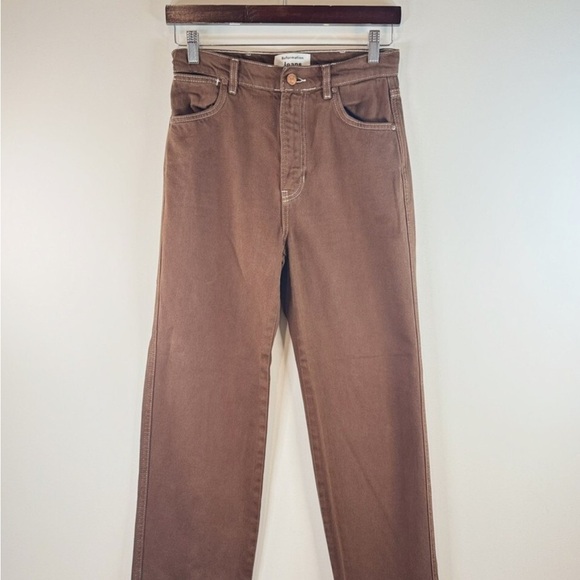 Reformation Brown Straight Leg Jeans - Picture 3 of 16